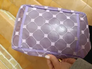 Borsa Cruciani Tulle Ricamato Lilla