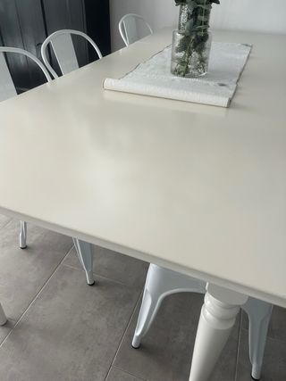 Mesa Comedor IKEA INGATORP Blanca -60%