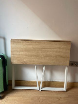 Escritorio plegable madera y metal