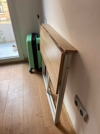 Escritorio plegable madera y metal