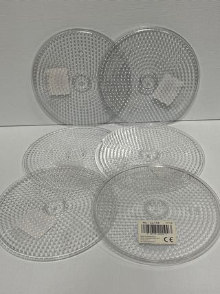 Lote 1....6 placas redondas Hama Beads Midi