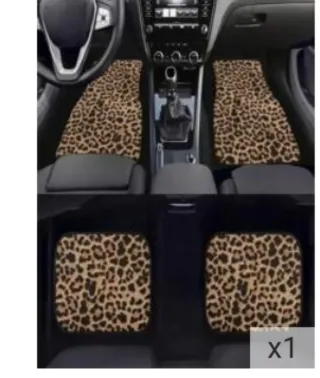 Alfombrillas coche animal print