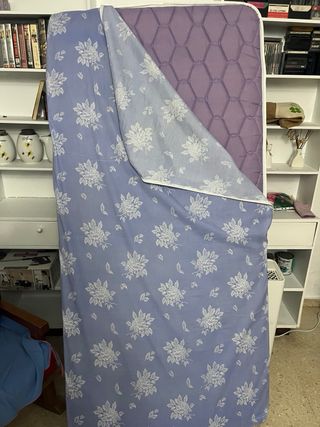 Somier metálico y colchón