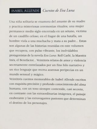 Novelas Isabel Allende