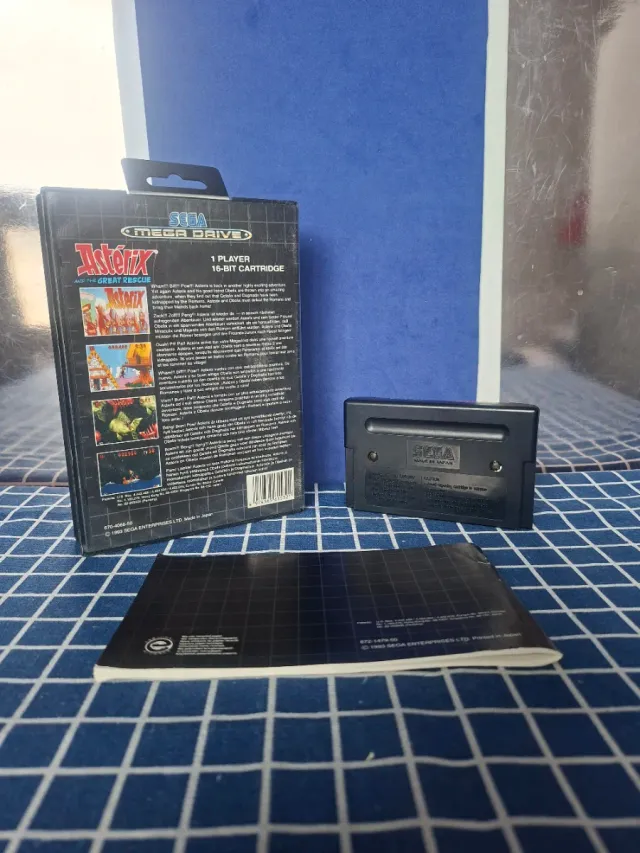 MEGADRIVE ASTERIX ORIGINAL COMPLETO