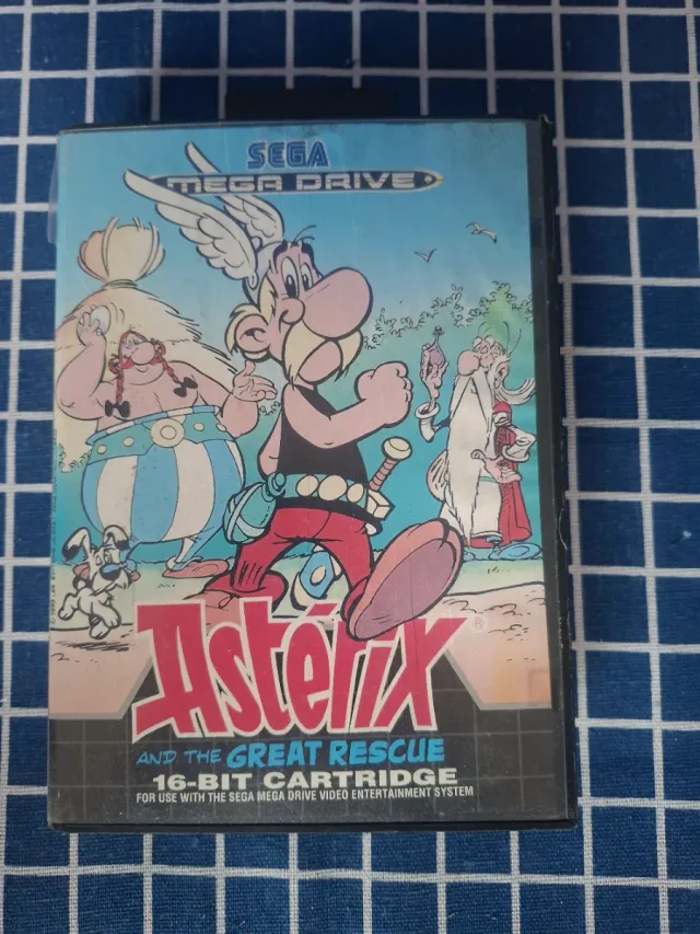 MEGADRIVE ASTERIX ORIGINAL COMPLETO