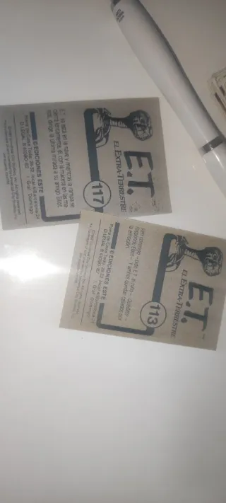 Cromos E.T. el Extraterrestre