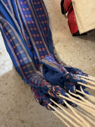 Hamaca Venezolana Tela Azul Multicolor