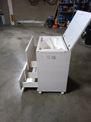 Mueble cambiador bebé con cajones