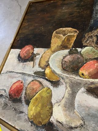 Cuadro Óleo Bodegón grande