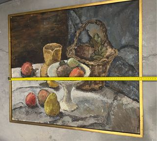 Cuadro Óleo Bodegón grande