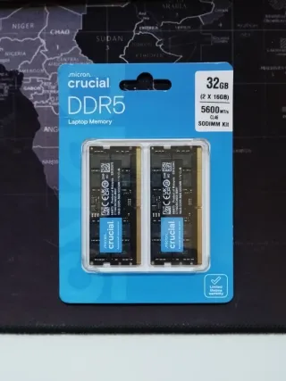 Crucial DDR5 32GB (2x16GB) 5600MT/s SODIMM Kit
