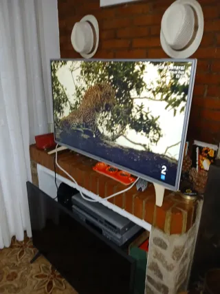 Televisor LG 43", modelo LF590V, Smart TV poco uso