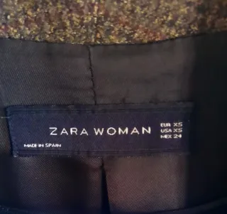Blazer Zara Lana Talla XS