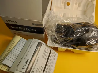 Objetivo Sigma 16mm 1.4 DC DN Sony E