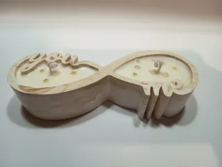 Vela artesanal you & me vainilla