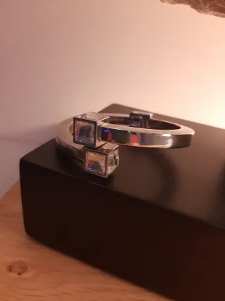 Pulsera Plateada con Piedras - NUEVA