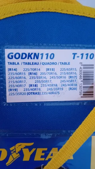 Cadenas de nieve Goodyear T-110 NUEVAS SIN ESTRENA