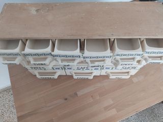 Cajonera especiero cerámica vintage THÉ