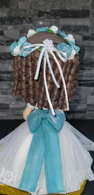 Figura Comunión Niña 30cmt personalizada