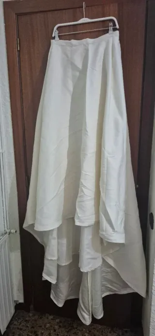 Vestido de Novia Dorado y Blanco