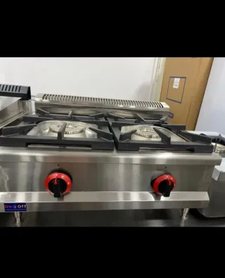 Cocina industrial 2 fuegos