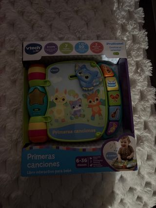 Libro Interactivo VTech Primeras Canciones Bebé