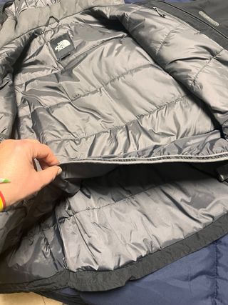 Cortavientos The North Face Negro Con forro