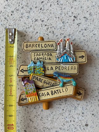 Imán de Nevera Barcelona Monumentos
