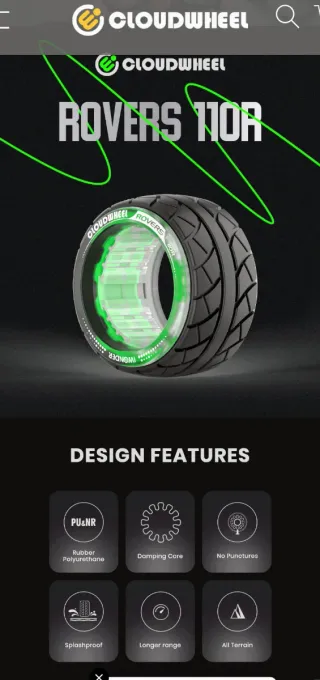 Cloudwheels Rovers 110mm