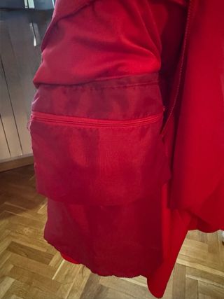 Vestido Flamenca Rojo Volantes