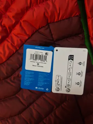 Chaqueta Columbia Roja Hombre