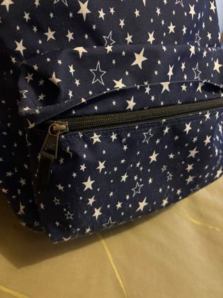 Mochila Vans estrellas azul y blanco