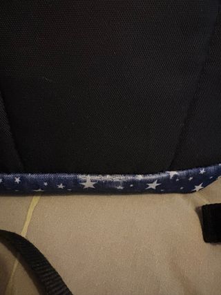 Mochila Vans estrellas azul y blanco