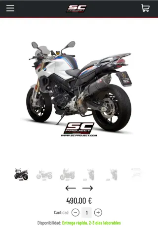 Escape SC Project Oval Carbon BMW F 800 R