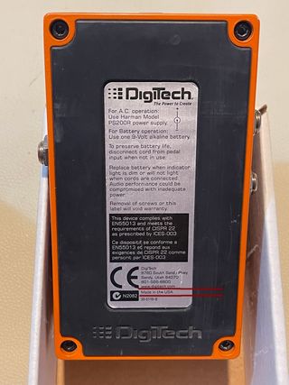 Pedale Effetto Digitech Hot Head Distortion "USA"