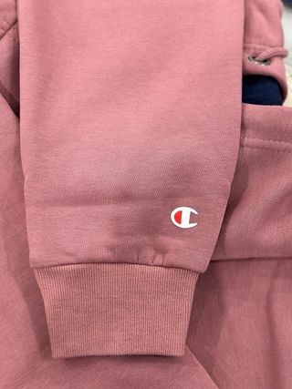 Sudadera Champion Rosa con Cremallera
