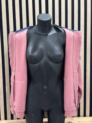 Sudadera Champion Rosa con Cremallera