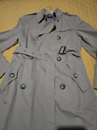 Gabardina mujer Beige Massimo Dutti