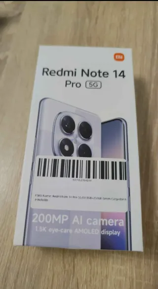 Xiaomi Redmi Note 14 Pro 5G (Nuevo) Verde