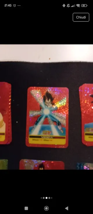 Lotto carte rare Dragon Ball