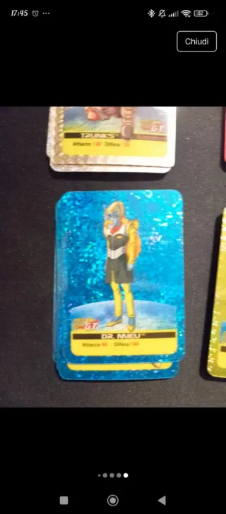 Lotto carte rare Dragon Ball