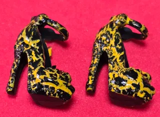 Zapatos tacón Barbie/Muñeca Animal Print