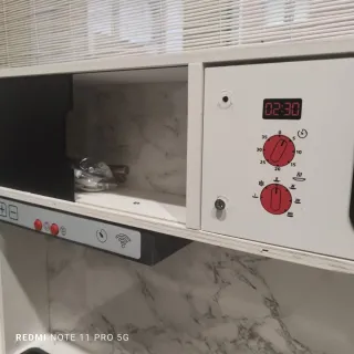 Cocinita de juguete blanca