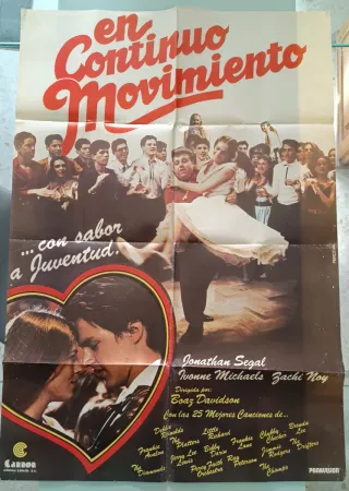 Cartel Cine En Continuo Movimiento 70x100