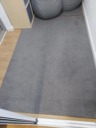 2 tappeti Ikea pelo corto grigio scuro