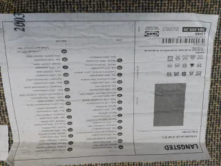 2 tappeti Ikea pelo corto grigio scuro