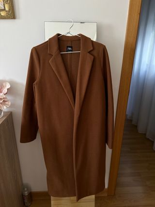 Abrigo Zara Talla Única Marrón
