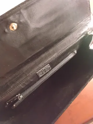 Pochette vera pelle stampa cocco