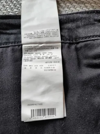 Pantalones vaqueros Bimba y Lola negros Talla M